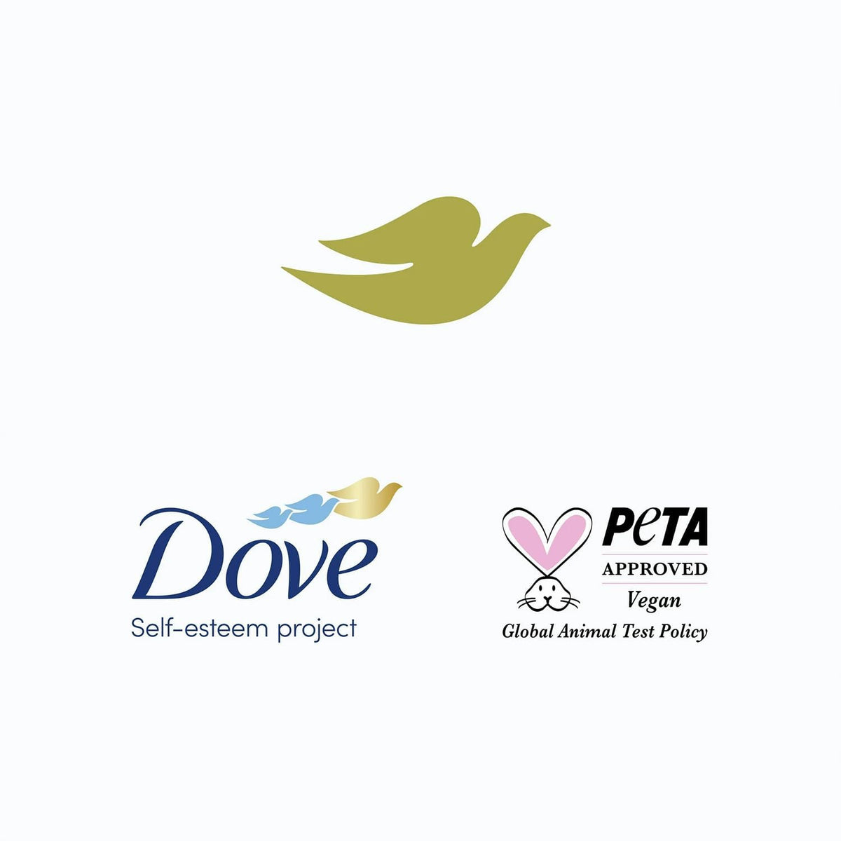 Dove bathroom shelf display styled to show coordinated grooming and aesthetic appeal