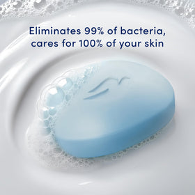 Dove beauty bar close-up texture highlighting creamy moisturizing formula