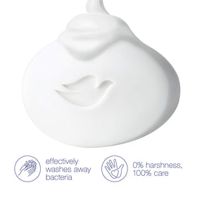 Hand holding Dove beauty bar to show scale and easy-grip design for everyday use