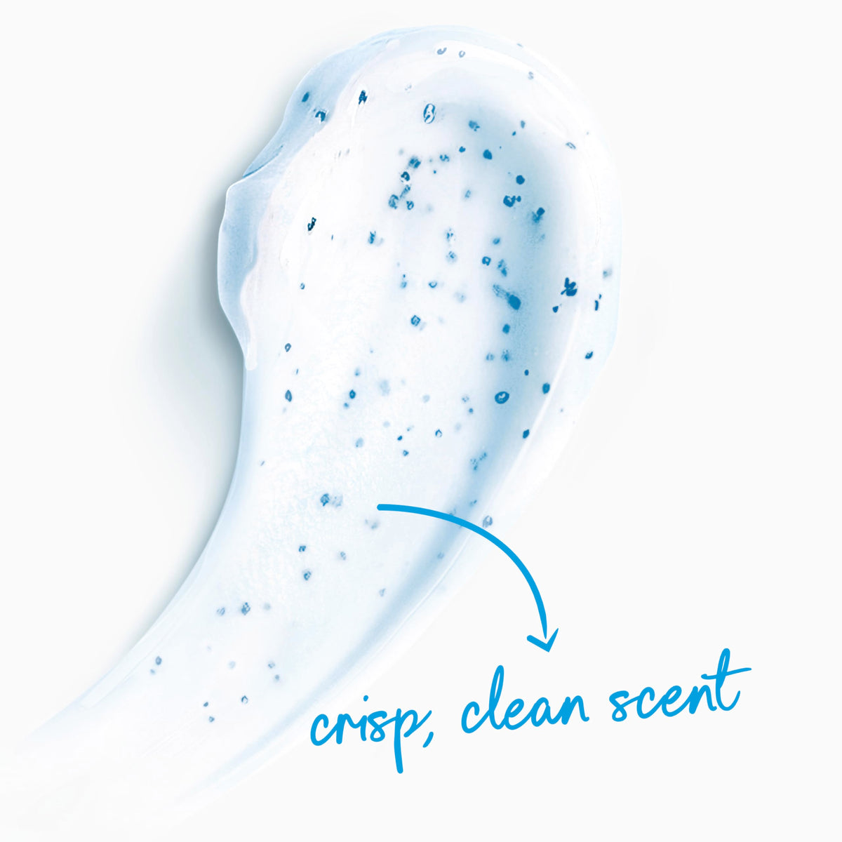 Dove label close-up showing key ingredients and clean formulation benefit