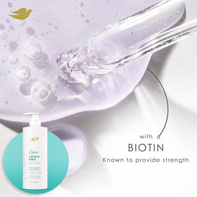 Dove bodywash cream closeup highlighting 1/4 moisturizing cream hydration