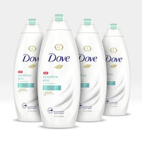 Dove 22 oz bottle front view showing gentle care