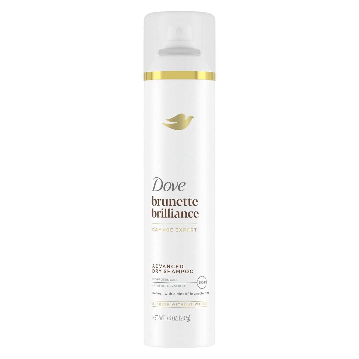 Dove Brunette front packaging showing label and 7.3 oz size for quick recognition