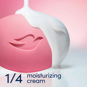 Dove bar in hand showing size and ease of use for everyday routines