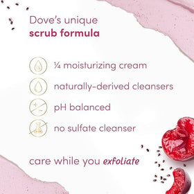 Dove size comparison next to a hand to show 15 oz scale and portion guidance