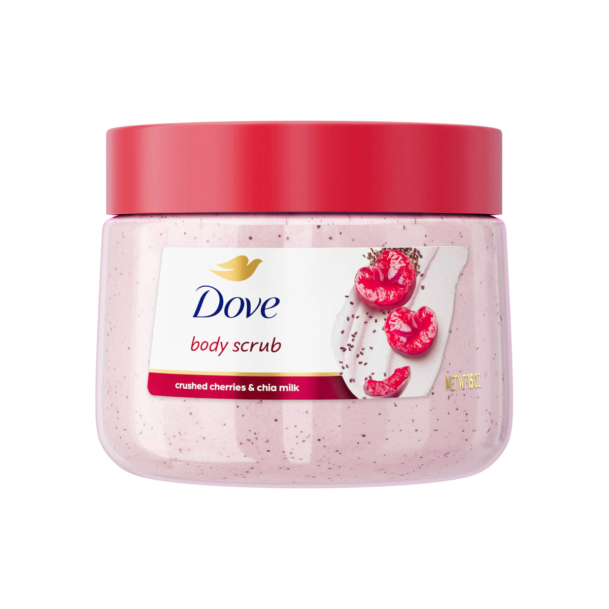 Dove jar front packaging showing product name and size for clear recognition and trust