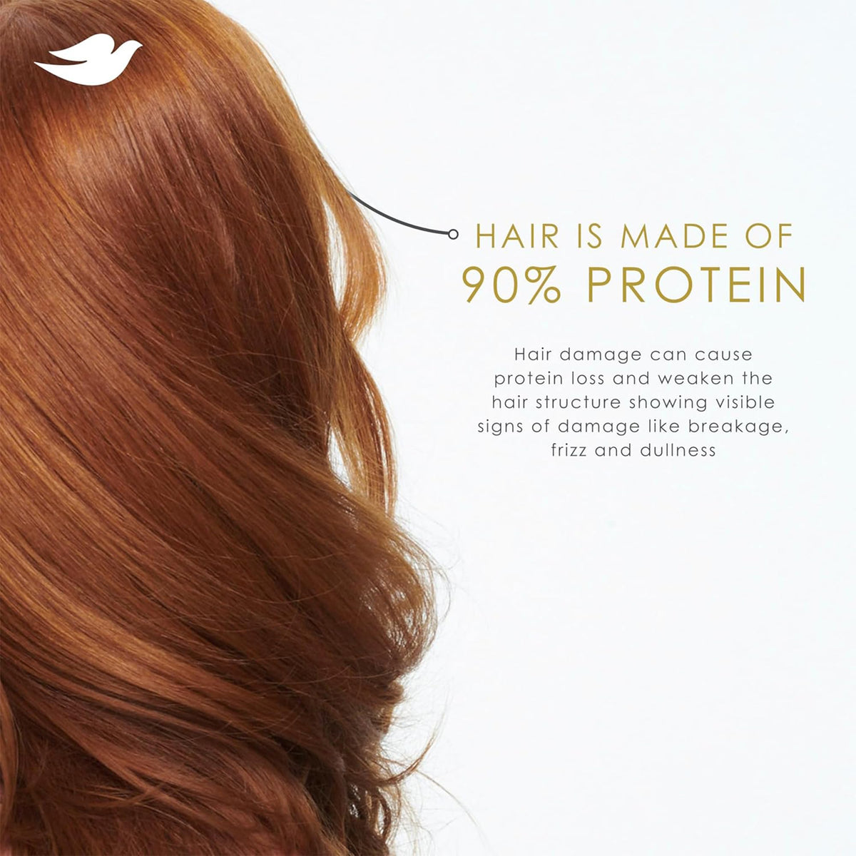 Dove conditioner cream close displaying smooth texture for detangling benefit