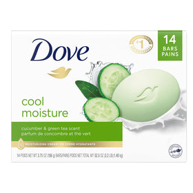 Dove Cool Moisture front packaging showing freshness and quantity