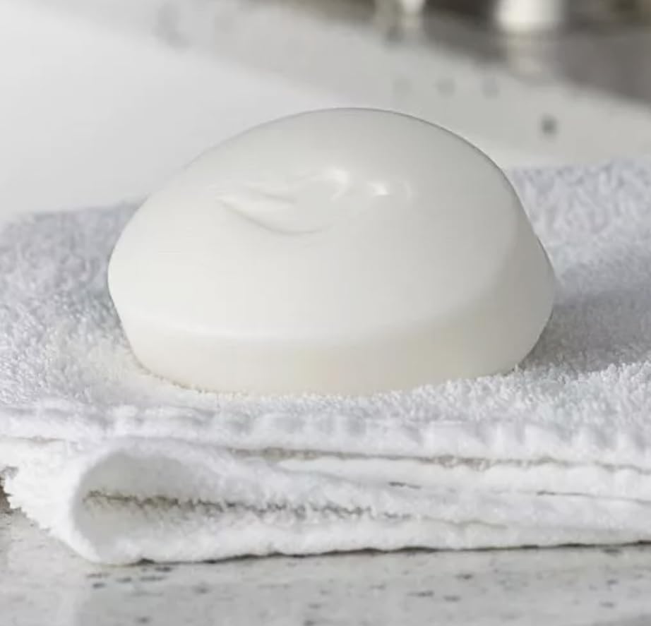 Dove bars inside a ventilated travel soap case for easy packing