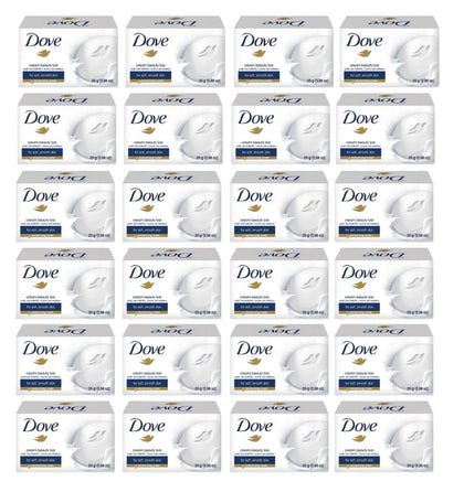 Dove travel pack front packaging showing 12 bars and convenience