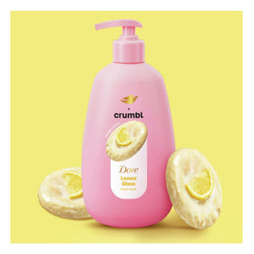 Dove foam texture in hand showing gentle lather and moisturizing effect