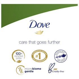 Two-pack Dove bottles displayed together for value and convenience