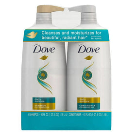 Dove front packaging showing set and benefits for hydrated hair