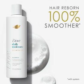 Dove pump dispensing lather demonstrating easy application and gentle cleansing