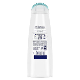 Dove cap and pump detail highlighting easy dispensing and control