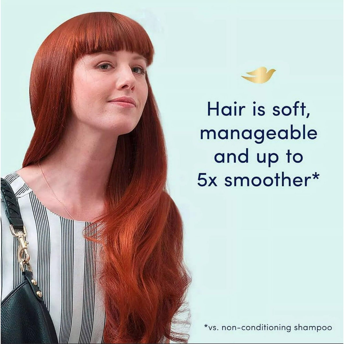Dove shampoo lather texture close-up illustrating gentle cleansing