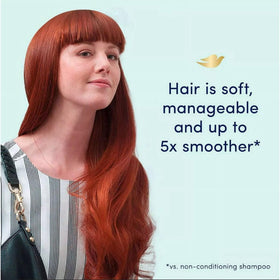 Dove shampoo lather texture close-up illustrating gentle cleansing