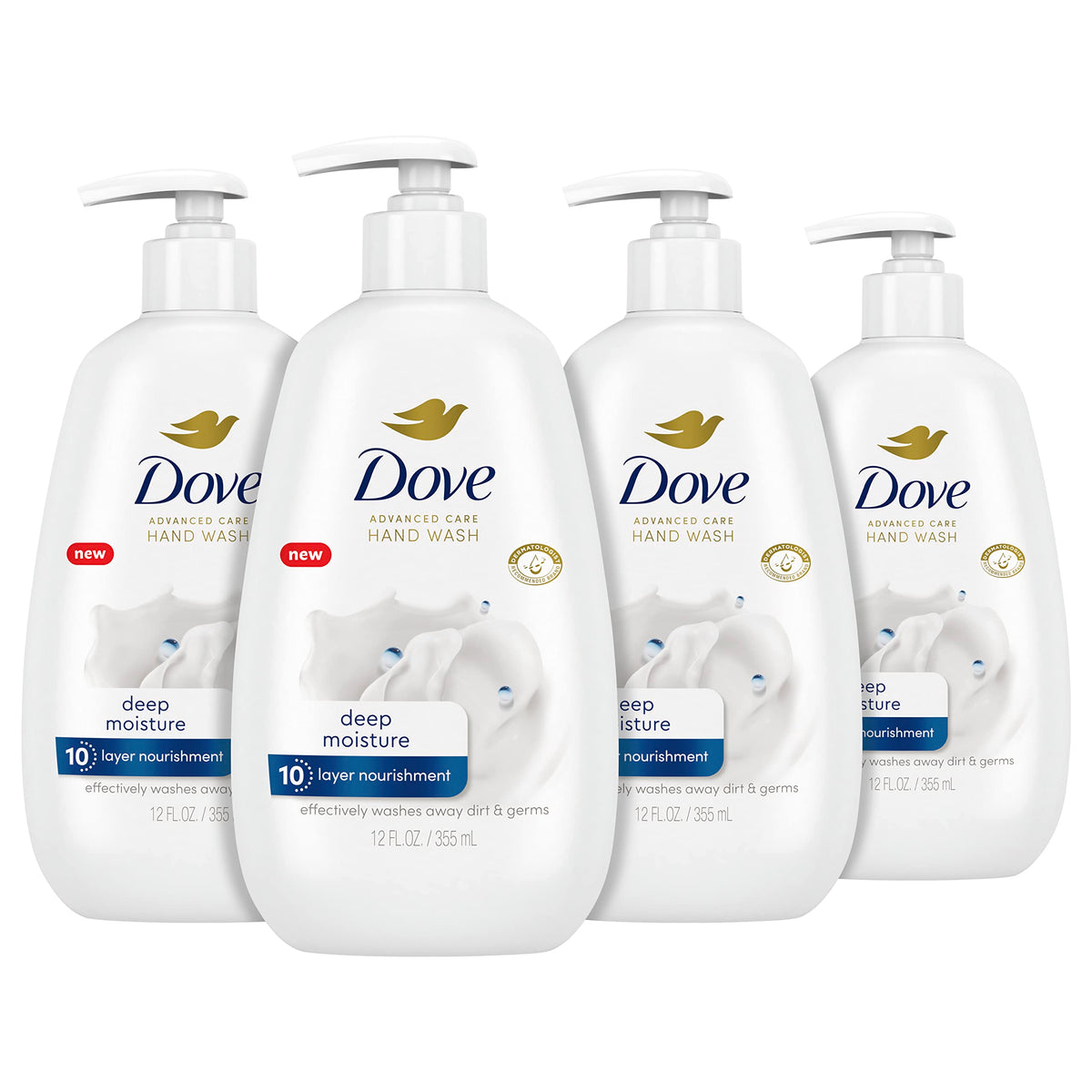Dove Deep Moisture front packaging showing product and benefits