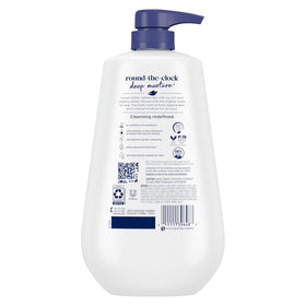 Dove pump close-up highlighting easy dispensing and hygienic design
