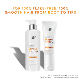 Dove Derma Scalp label highlighting zinc pyrithione and niacinamide benefits