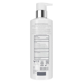 Dove Derma Scalp back label closeup showing ingredients and usage instructions for confidence