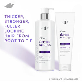 Close-up of Dove cap and pump for easy dispensing and mess-free application