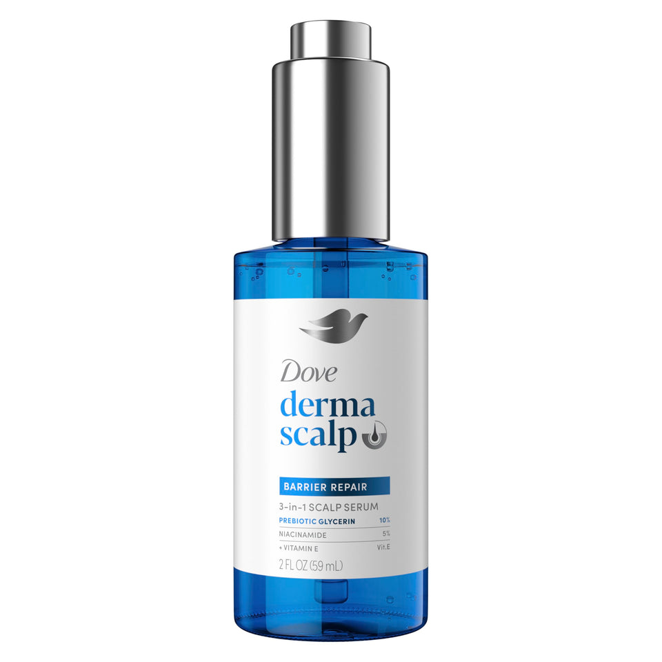 Dove Derma Scalp front bottle showing label and benefits