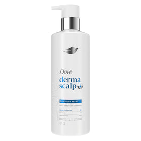 Dove bottle front packaging showing product name and benefits