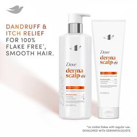 Dove DermaCare conditioner cream texture showing smoothing hydration