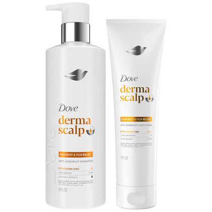 Dove DermaCare front packaging showing product duo and benefits