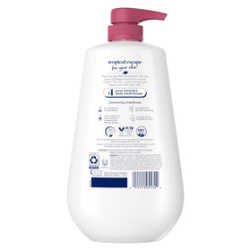 Dove pump close-up highlighting easy-dispense and controlled moisturizing dosage