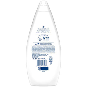 Dove pump closeup demonstrating easy dispensing and convenient use