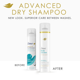 Dove fresh coconut texture close-up highlighting lightweight, non-greasy finish