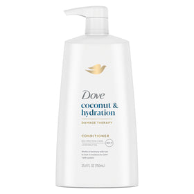 Dove front bottle showing label and hydrating benefits