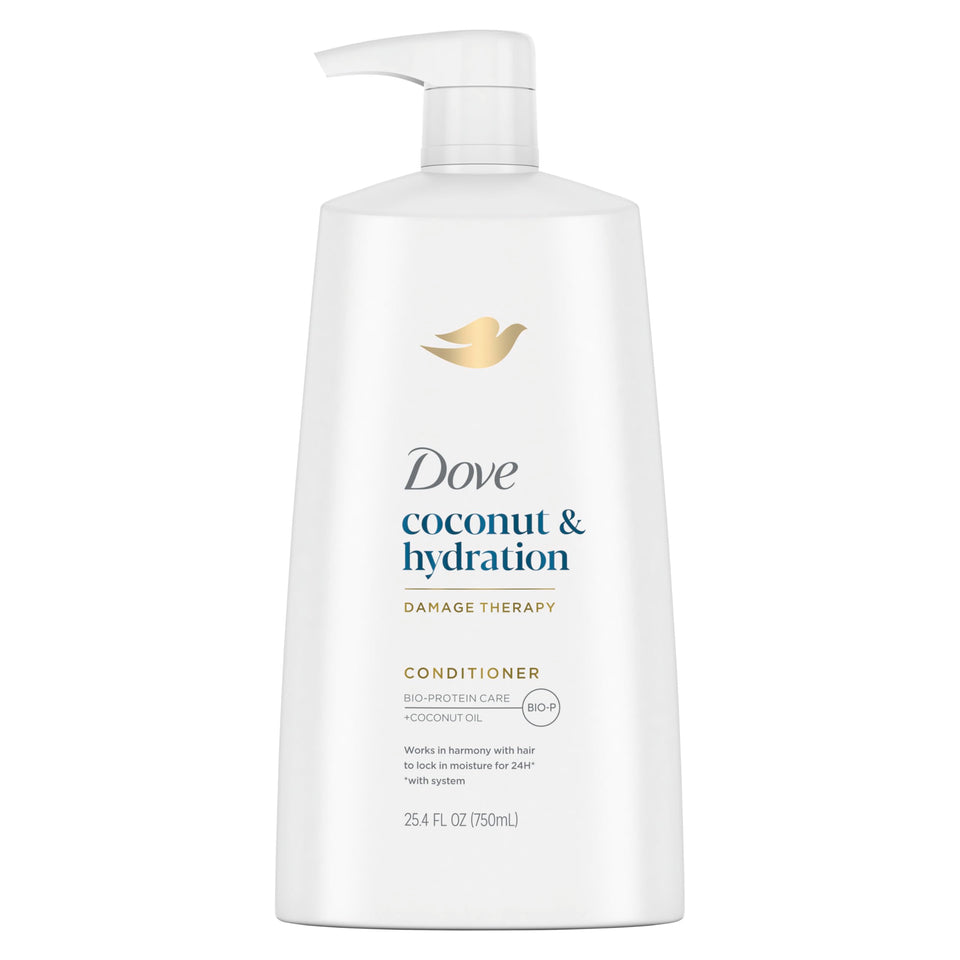 Dove front bottle showing label and hydrating benefits