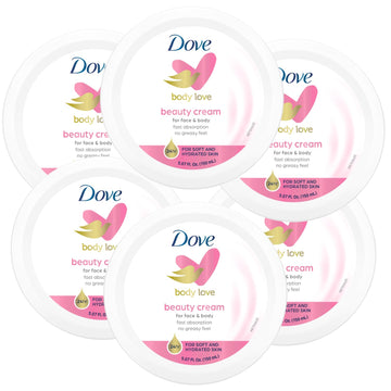 Dove front jar showing product and easy storage benefit