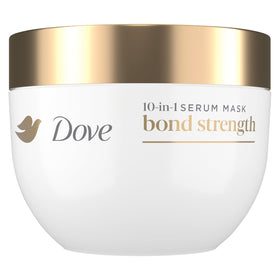 Dove front packaging showing bottle and brand, highlights repair benefits
