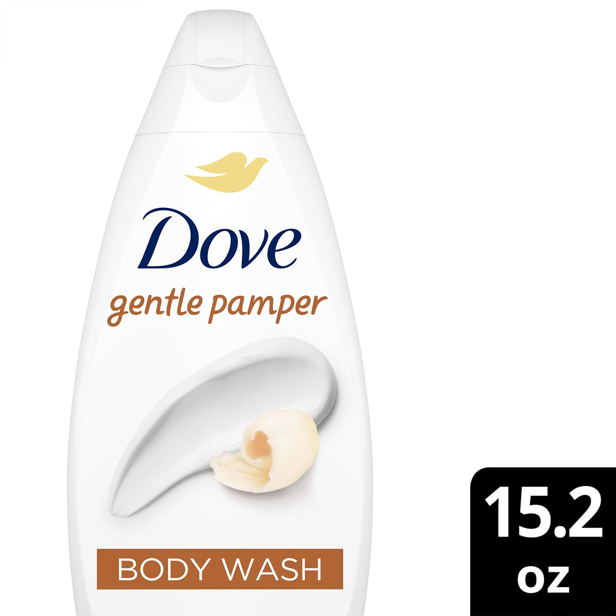 Dove Gentle Pamper creamy lather texture demonstrating moisturizing foam