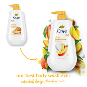 Pump dispensing creamy Dove texture for nourishing moisture