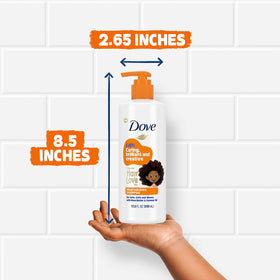 Dove product label closeup showing ingredient highlights and safety benefit