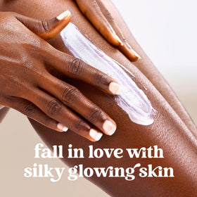 Dove Holiday Treats being used in shower demonstrating creamy lather and comfort