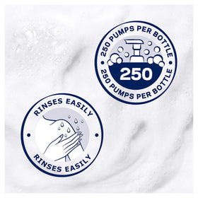 Dove in-shower lifestyle image demonstrating gentle cleanse and comforting scent benefit
