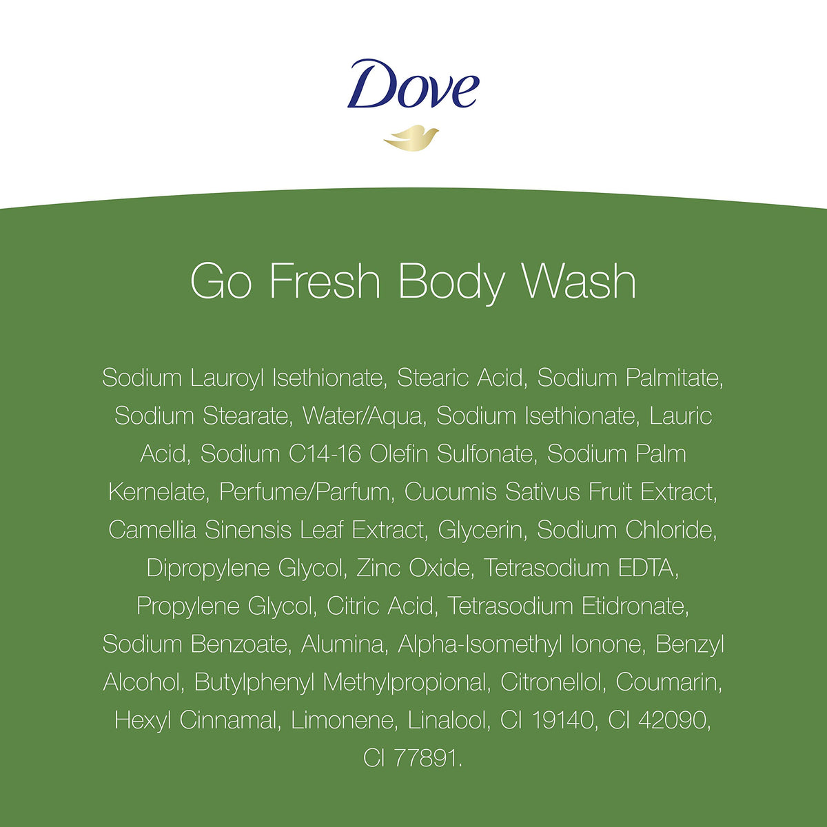 Dove in-shower use with pouf illustrating refreshing, energizing wash