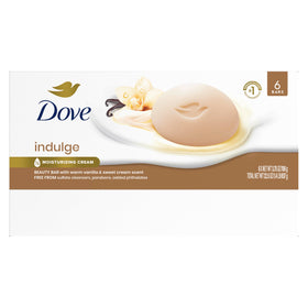 Dove Indulge close-up of bar texture highlighting creamy lather benefits
