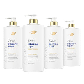 Dove front packaging showing product and benefits