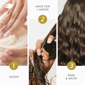 Dove serum bottle from the Intensive Repair range for styling protection