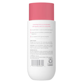Dove intimate wash clear formula close-up highlighting hydrating texture benefit
