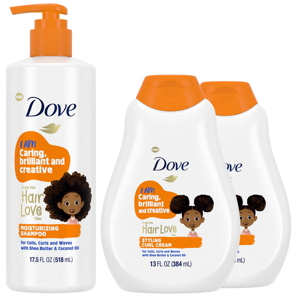 Dove kids front packaging showing twin pack and playful coconut cookie scent