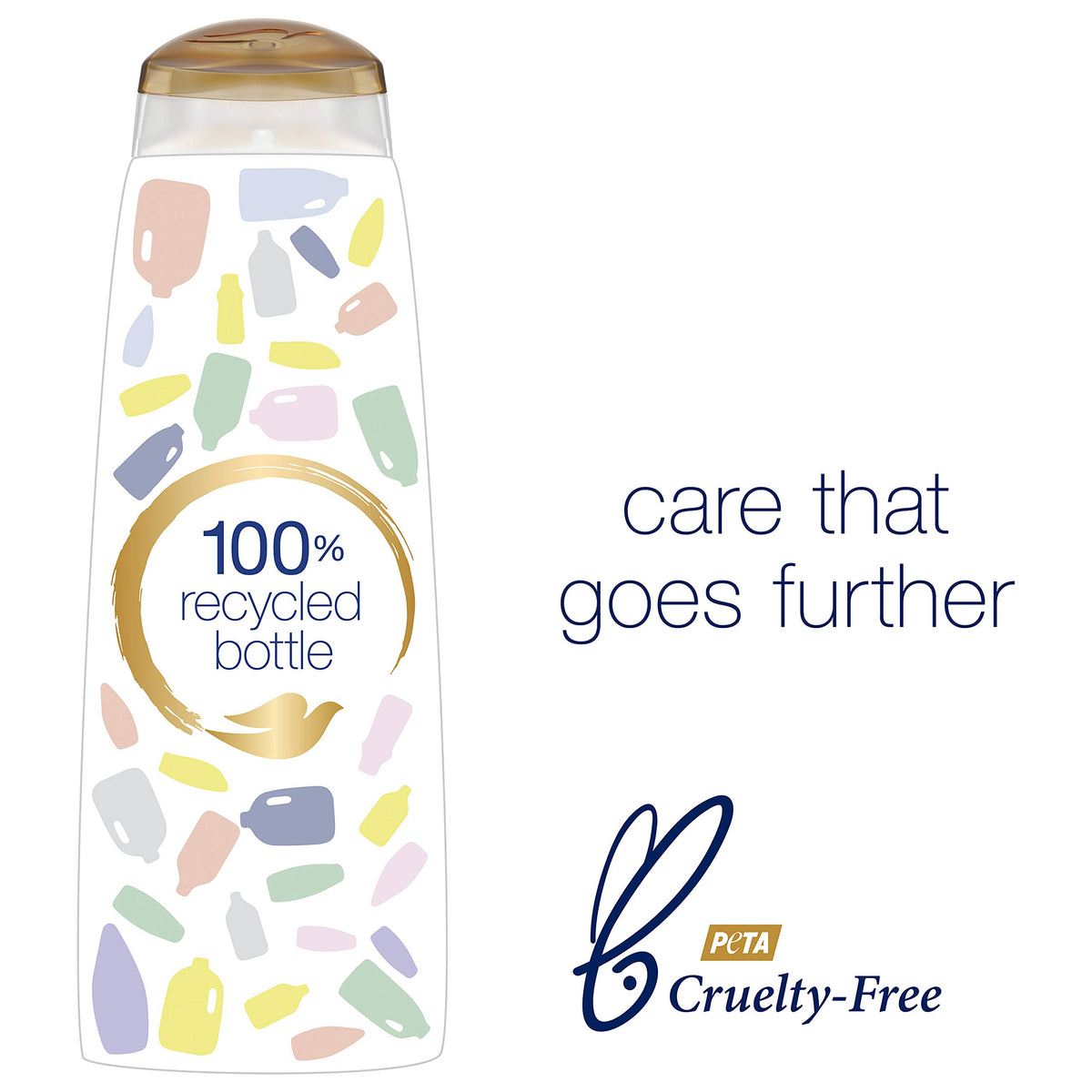 Dove label ingredients close-up emphasizing Nutri-Oils for smoother hair