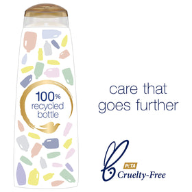 Dove label ingredients close-up emphasizing Nutri-Oils for smoother hair